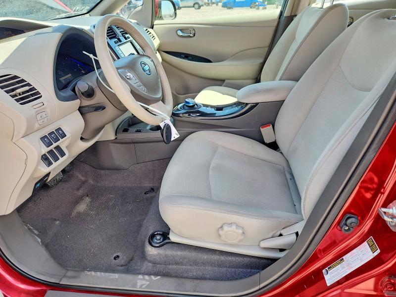 2012 Nissan Leaf VIN JN1AZ0CP6CT018480 COPART salvage auction — FRONT END, UT - CERTIFICATE OF TITLE, sold $175 on 2026-07-31 (photo 7)