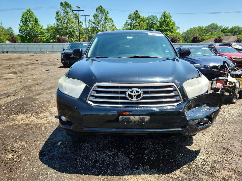2010 Toyota Highlander VIN 5TDJK3EH4AS033659 COPART salvage auction — FRONT END, Ct - Cert Of Title-Salvage, sold $550 on 2026-07-24 (photo 5)