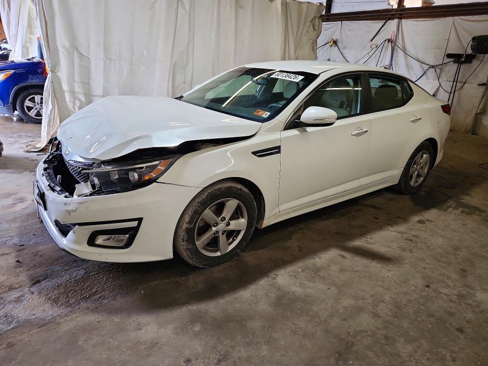 2015 Kia Optima VIN KNAGM4A75F5662364 COPART salvage auction — FRONT END, Pa - Certificate Of Salvage, sold $175 on 2026-07-23 (photo 1)