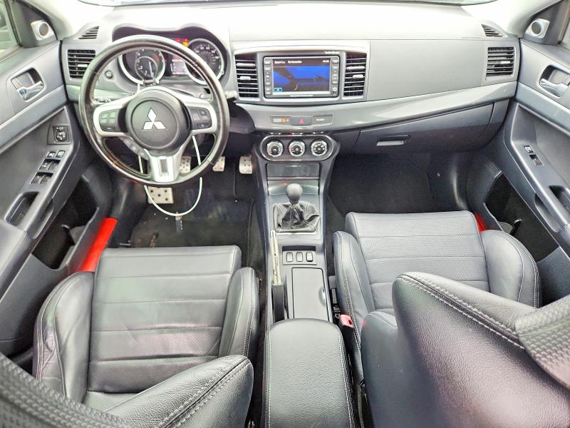 2011 Mitsubishi Lancer evolution VIN JA32W8FV3BU046909 COPART salvage auction — FRONT END, VA - CERT OF TITLE - SALVAGE, sold $8,800 on 2026-08-12 (photo 8)