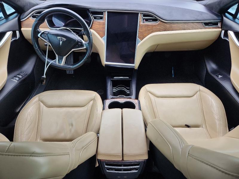 2016 Tesla Model s VIN 5YJSA1E11GF158730 COPART salvage auction — REAR END, WV - CERTIFICATE OF TITLE, sold $2,600 on 2026-07-16 (photo 8)