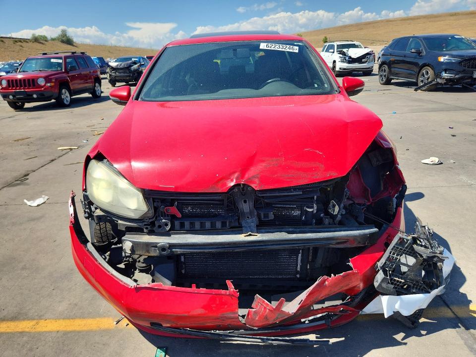 2011 Volkswagen Gti VIN WVWHV7AJ1BW007124 COPART salvage auction — FRONT END, Co - Public - Salvage Title, sold $1,300 on 2026-08-17 (photo 5)
