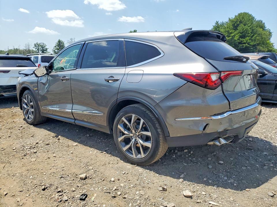 2024 Acura Mdx VIN 5J8YE1H45RL002096 COPART salvage auction — FRONT END, Tn - Certificate Of Title, sold $12,500 on 2026-07-27 (photo 2)