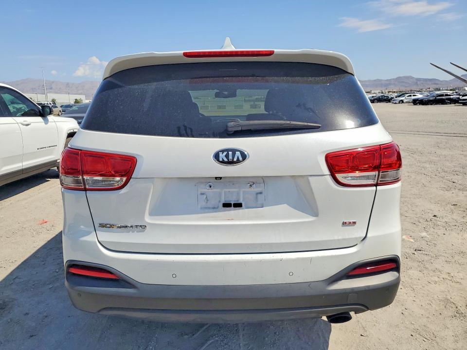 2017 Kia Sorento VIN 5XYPG4A31HG276560 COPART salvage auction — VANDALISM, NV - CERTIFICATE OF TITLE (P), sold $150 on 2026-07-21 (photo 6)