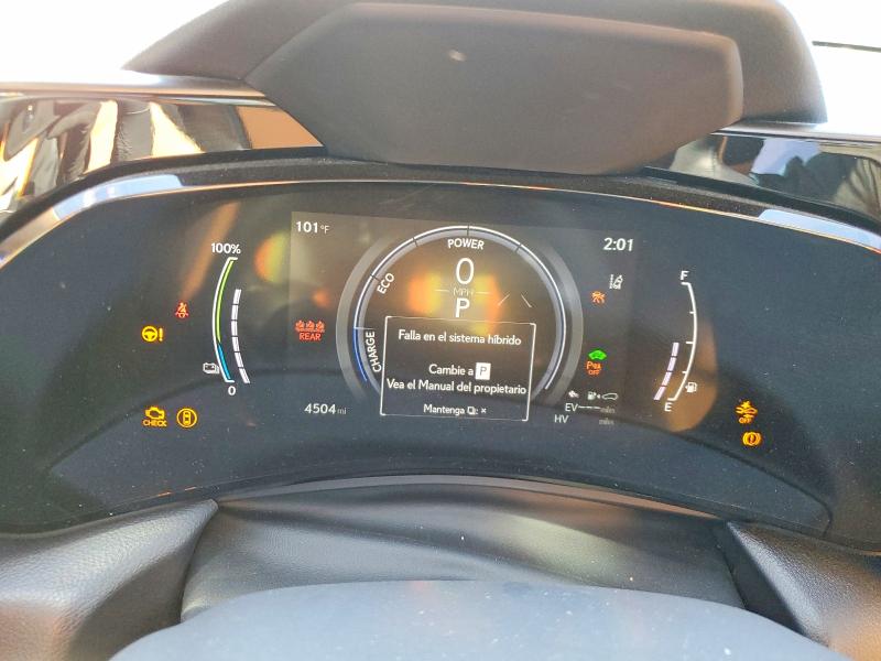 2026 Lexus NX VIN JTJHKCFZ9T2077668 COPART salvage auction — REAR END, Co - Salvage Title, sold $0 on 2026-09-16 (photo 9)