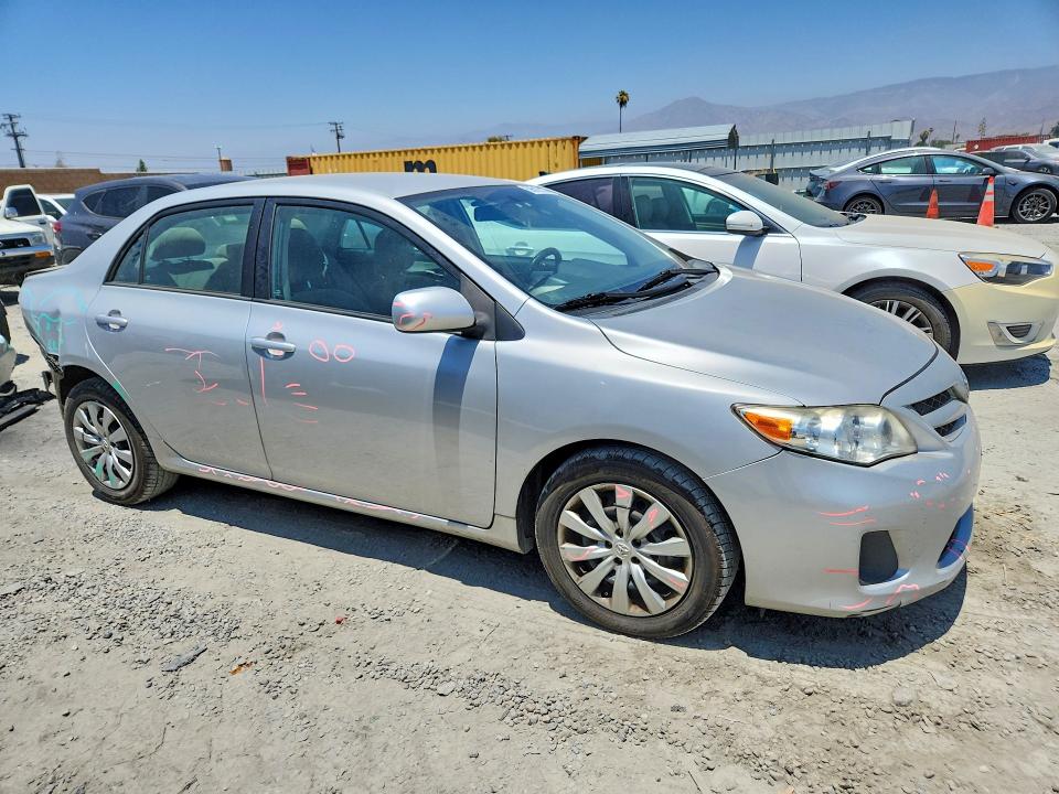 2012 Toyota Corolla VIN 5YFBU4EE9CP060930 COPART salvage auction — REAR END, Ca - Salvage Certificate, sold $2,000 on 2026-07-15 (photo 4)