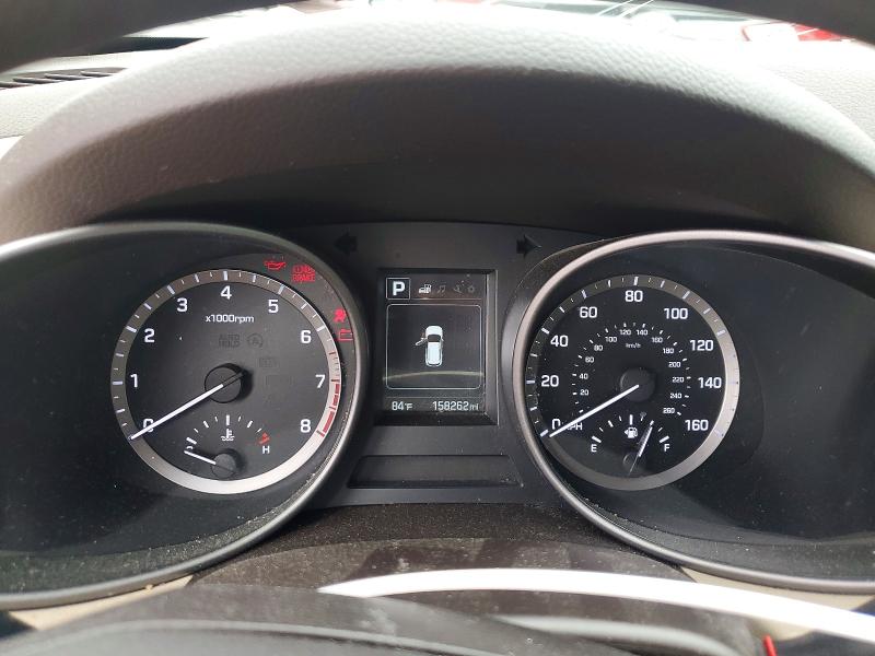 2017 Hyundai Santa fe VIN 5XYZU3LB9HG388538 COPART salvage auction — FRONT END, VA - CERT OF TITLE - SALVAGE, sold $125 on 2026-07-28 (photo 9)