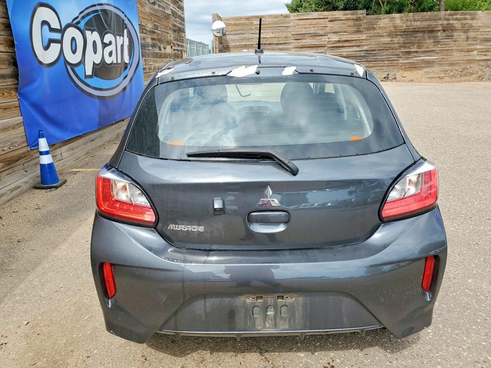 2024 Mitsubishi Mirage VIN ML32AUHJ9RH013325 COPART salvage auction — FRONT END, WA - VEHICLE CERT OF OWNERSHIP-TITL, sold $1,950 on 2026-07-15 (photo 6)