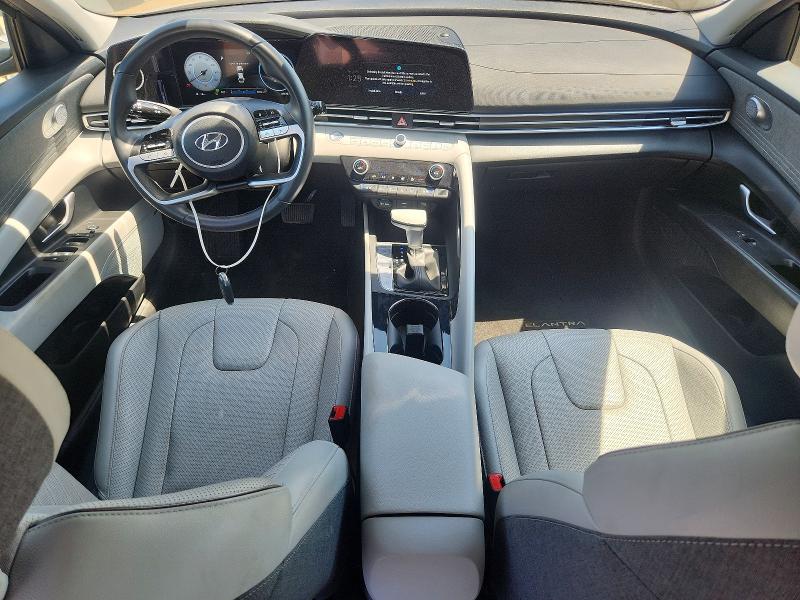 2023 Hyundai Elantra VIN KMHLN4AJ5PU037556 COPART salvage auction — REAR END, In - Cert Of Title - Rebuilt Vehicl, sold $7,500 on 2026-07-28 (photo 8)