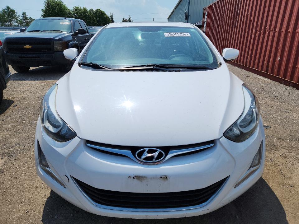 2016 Hyundai Elantra VIN KMHDH4AH4GU484100 COPART salvage auction — MECHANICAL, ON - PERMIT NO BRAND - UNFIT, sold $725 on 2026-07-21 (photo 5)