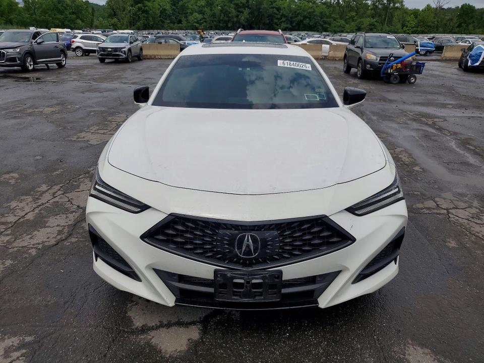 2023 Acura Tlx VIN 19UUB6F58PA002473 COPART salvage auction — REAR END, Ny - Mv-907A Salvage Certificate, sold $10,100 on 2026-08-20 (photo 5)