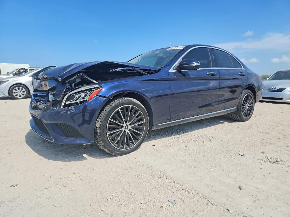 2020 Mercedes-benz C-klasse VIN WDDWF8EB3LR559727 — COPART salvage auction photo