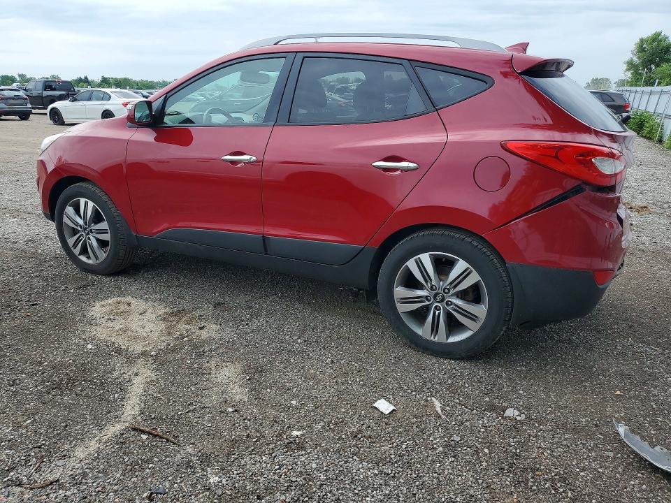 2015 Hyundai Tucson VIN KM8JUCAG8FU033167 COPART salvage auction — REAR END, ON - PERMIT NO BRAND - UNFIT, sold $3,950 on 2026-07-23 (photo 2)