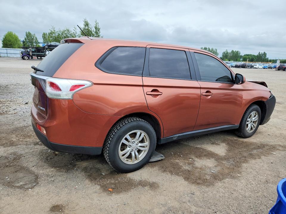 2014 Mitsubishi Outlander VIN JA4AZ2A34EZ601892 COPART salvage auction — FRONT END, ON - PERMIT SALVAGE, sold $325 on 2026-07-23 (photo 3)