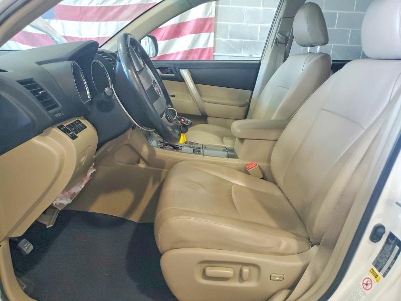 2013 Toyota Highlander VIN 5TDBK3EH5DS229988 COPART salvage auction — FRONT END, Mo - Salvage Certificate Of Title, sold $70 on 2026-07-28 (photo 7)