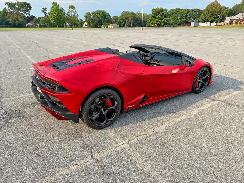 2023 Lamborghini Huracan VIN ZHWUT5ZF9PLA21574 COPART salvage auction — NORMAL WEAR, Pa - Cert Of Salvage-R=Reconstructe (P), sold $196,000 on 2026-08-07 (photo 4)