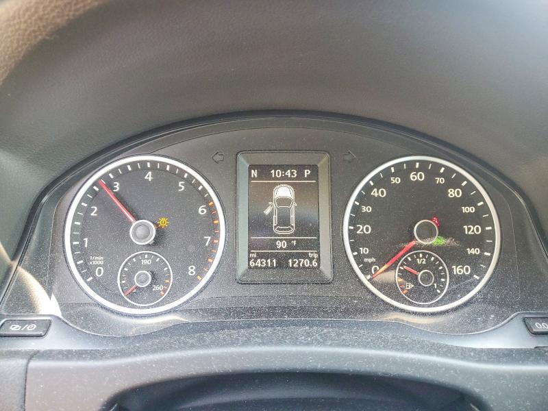 2013 Volkswagen Tiguan VIN WVGBV7AX8DW510173 COPART salvage auction — FRONT END, Ny - Mv-907A Salvage Certificate, sold $1,200 on 2026-07-16 (photo 9)