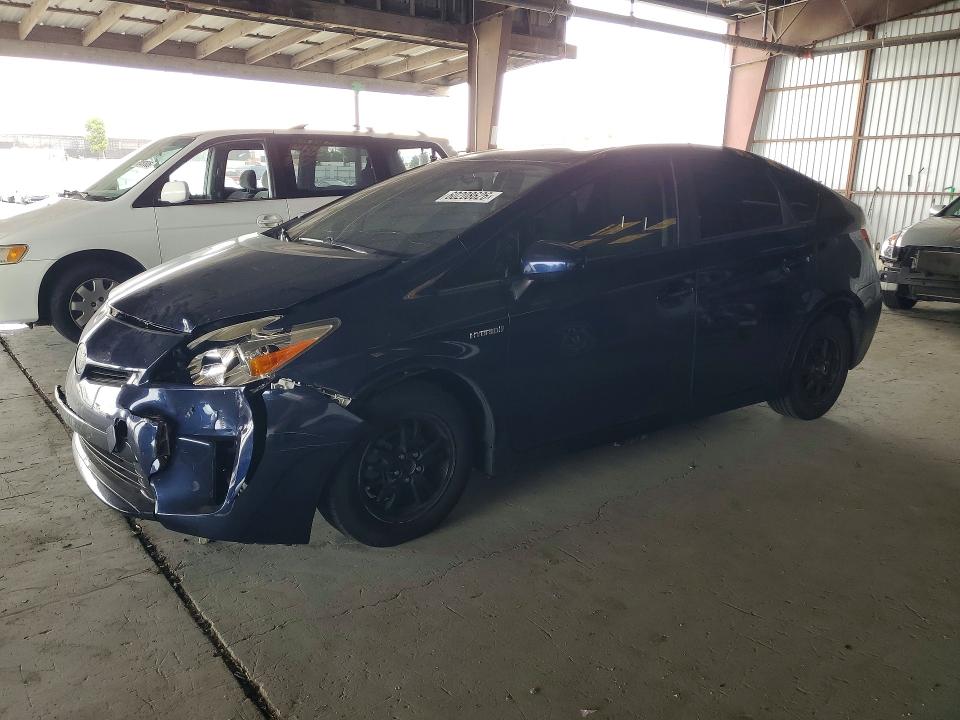 2015 Toyota Prius VIN JTDKN3DU2F0475991 COPART salvage auction — FRONT END, Ca - Salvage Certificate, sold $2,200 on 2026-07-16 (photo 1)