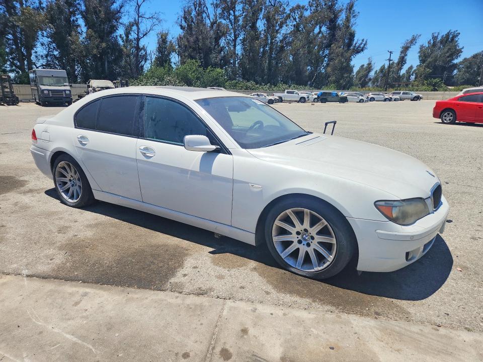 2006 BMW 7 series VIN WBAHL83536DT00145 COPART salvage auction — NORMAL WEAR, CA - DIS/DLR/EXP ONLY CLEAN TITLE, sold $225 on 2026-07-28 (photo 4)