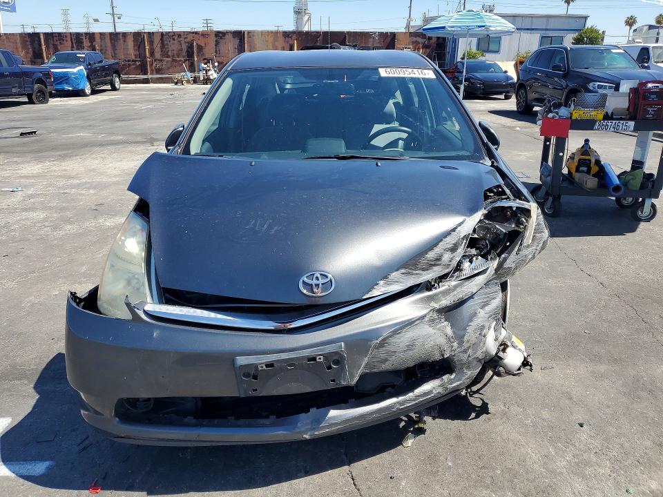 2007 Toyota Prius VIN JTDKB20UX73267172 COPART salvage auction — FRONT END, Ca - Salvage Certificate, sold $475 on 2026-07-31 (photo 5)