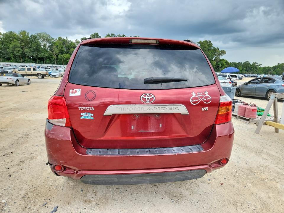 2008 Toyota Highlander VIN JTEDS41A082009657 COPART salvage auction — MINOR DENT/SCRATCHES, Fl - Certificate Of Title, sold $250 on 2026-07-28 (photo 6)