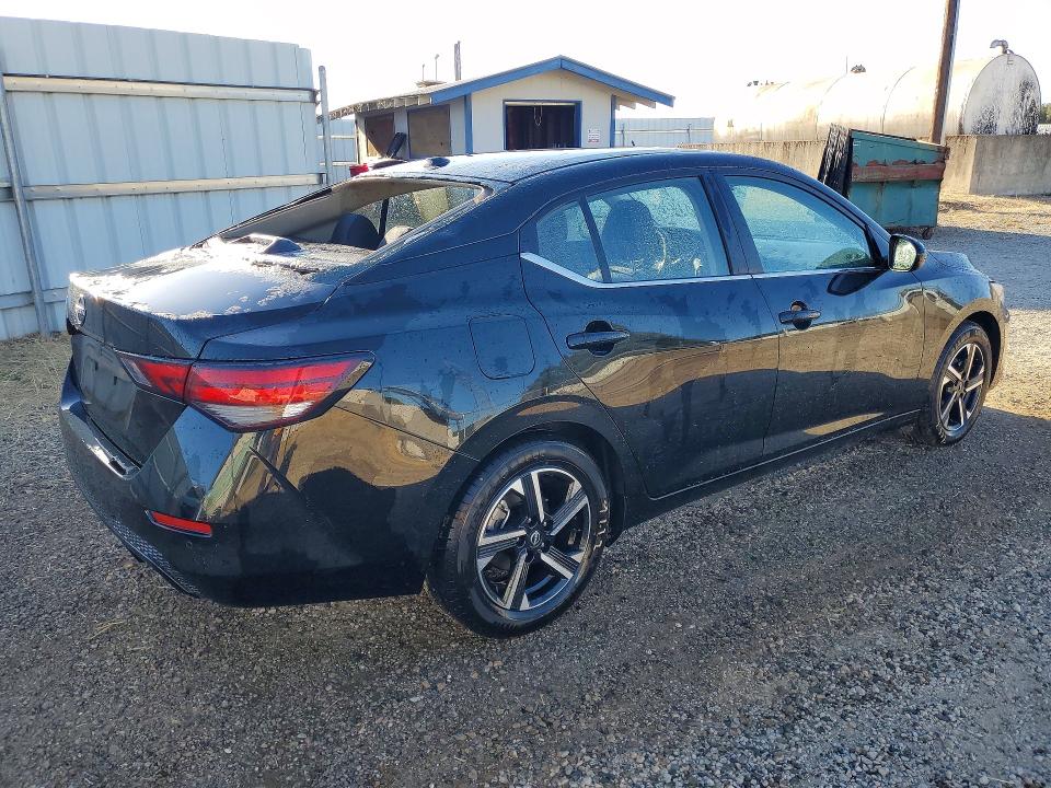 2025 Nissan Sentra VIN 3N1AB8CV0SY356089 COPART salvage auction — REAR END, Ca - Certificate Of Title, sold $11,900 on 2026-07-31 (photo 3)