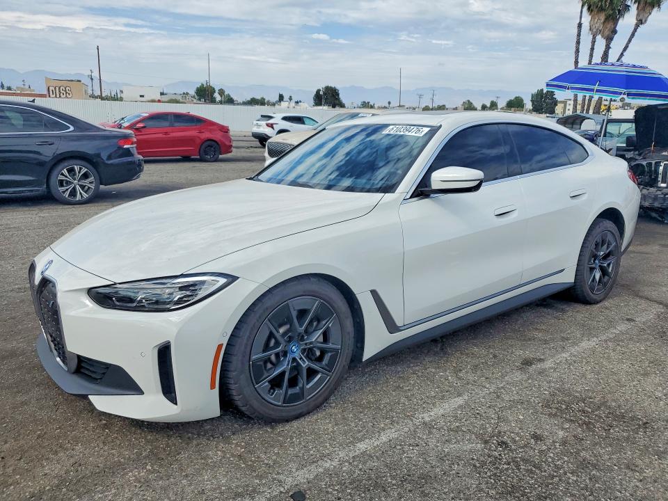 2023 BMW I4 VIN WBY73AW05PFP54665 — COPART salvage auction photo