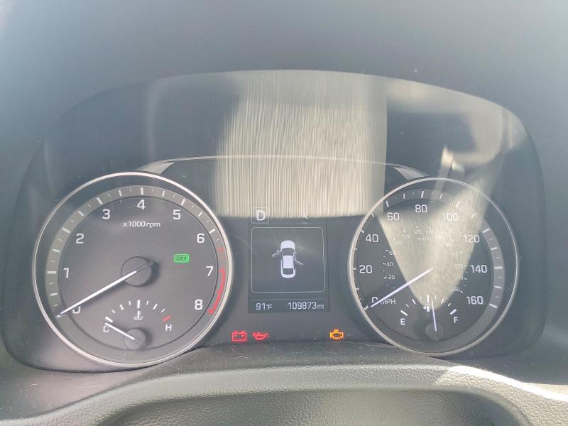2018 Hyundai Elantra VIN KMHD84LF6JU473831 COPART salvage auction — REAR END, FL - CERTIFICATE OF TITLE, sold $725 on 2026-07-28 (photo 9)