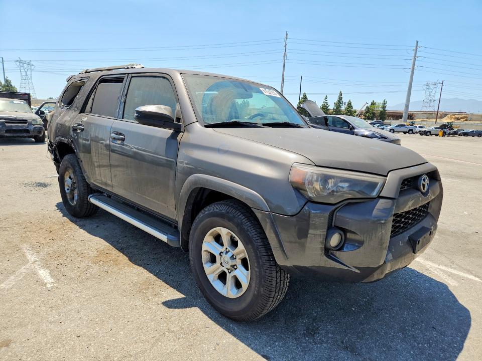 2016 Toyota 4runner VIN JTEZU5JR6G5147048 COPART salvage auction — BURN, CA - SALVAGE CERTIFICATE, sold $150 on 2026-07-30 (photo 4)