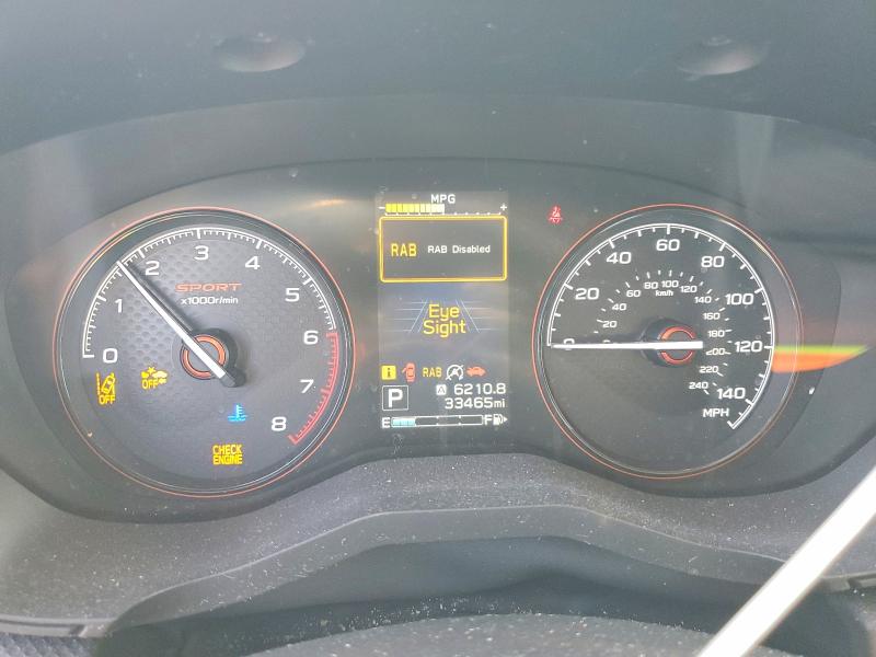 2021 Subaru Forester VIN JF2SKARC0MH526367 COPART salvage auction — FRONT END, OR - SALVAGE TITLE CERTIFICATE, sold $200 on 2026-08-24 (photo 9)