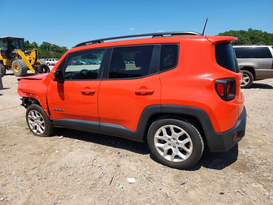 2018 Jeep Renegade VIN ZACCJABB6JPJ59791 COPART salvage auction — FRONT END, VA - CERT OF TITLE - SALVAGE, sold $1,100 on 2026-07-27 (photo 2)