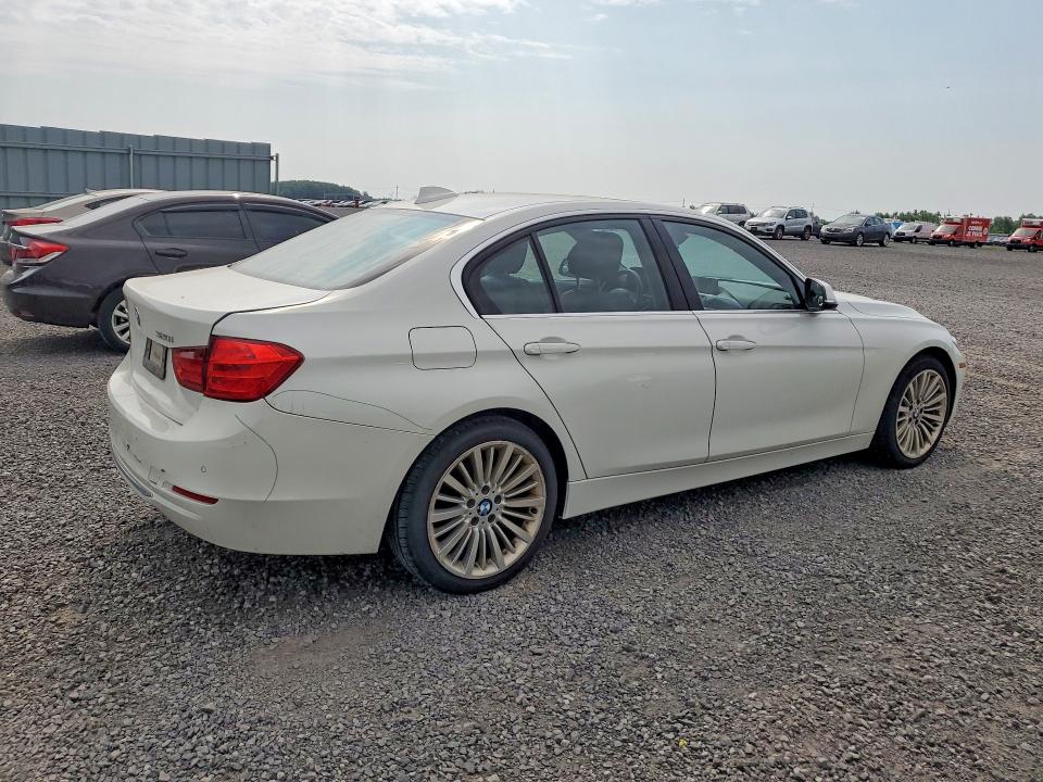 2015 BMW 3 series VIN WBA3C3C56FK202980 COPART salvage auction — WATER/FLOOD, On - Permit Irrepairable, sold $725 on 2026-08-06 (photo 3)