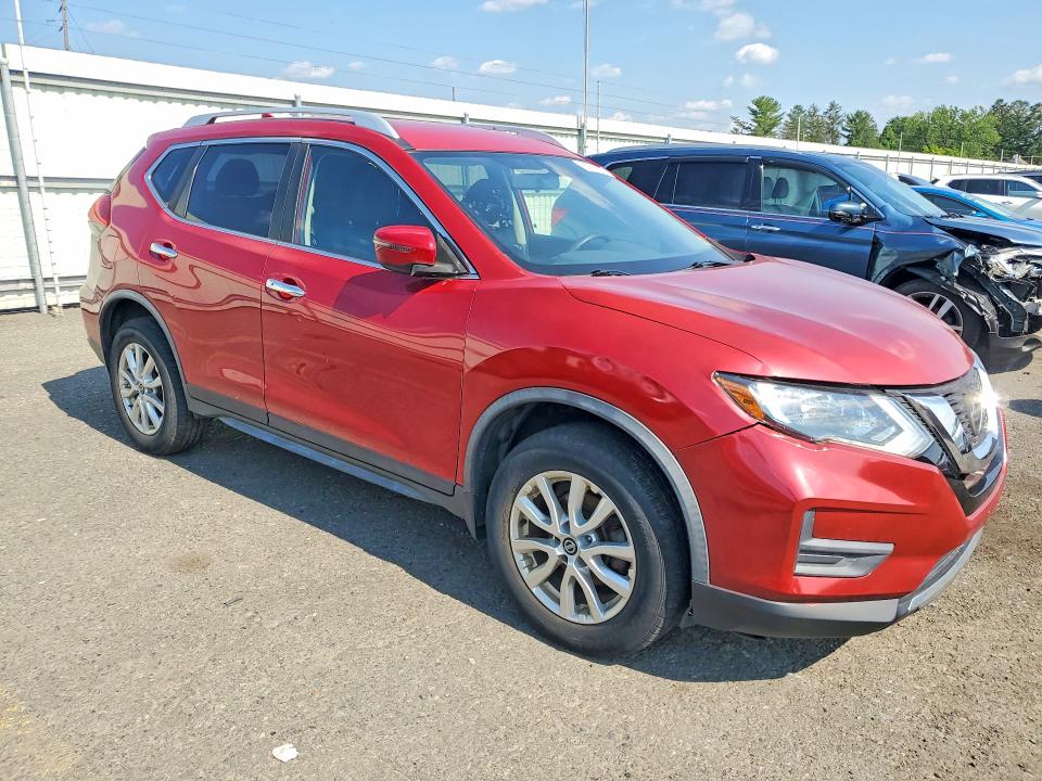 2017 Nissan Rogue VIN JN8AT2MV6HW277018 COPART salvage auction — FRONT END, Pa - Certificate Of Salvage, sold $2,100 on 2026-07-31 (photo 4)