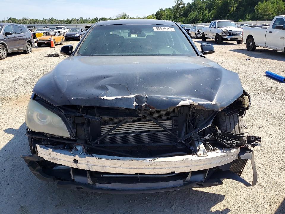 2012 BMW 7er VIN WBAKC8C51CC437396 COPART salvage auction — FRONT END, Sc - Certificate Of Title, sold $1,200 on 2026-07-27 (photo 5)