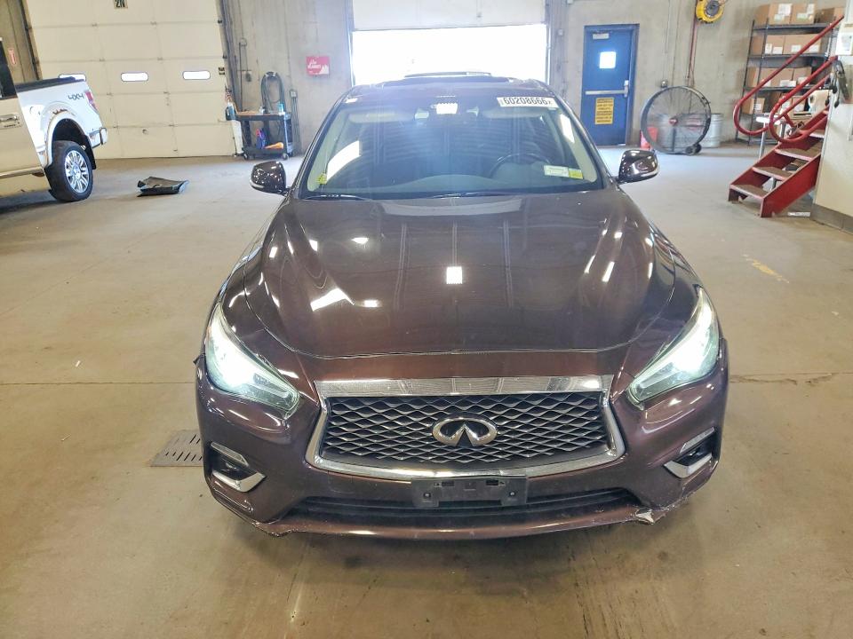 2018 Infiniti Q50 VIN JN1EV7AR7JM444955 COPART salvage auction — ROOF, Mn - Cert Of Title-Prior Salvage, sold $2,200 on 2026-07-18 (photo 5)