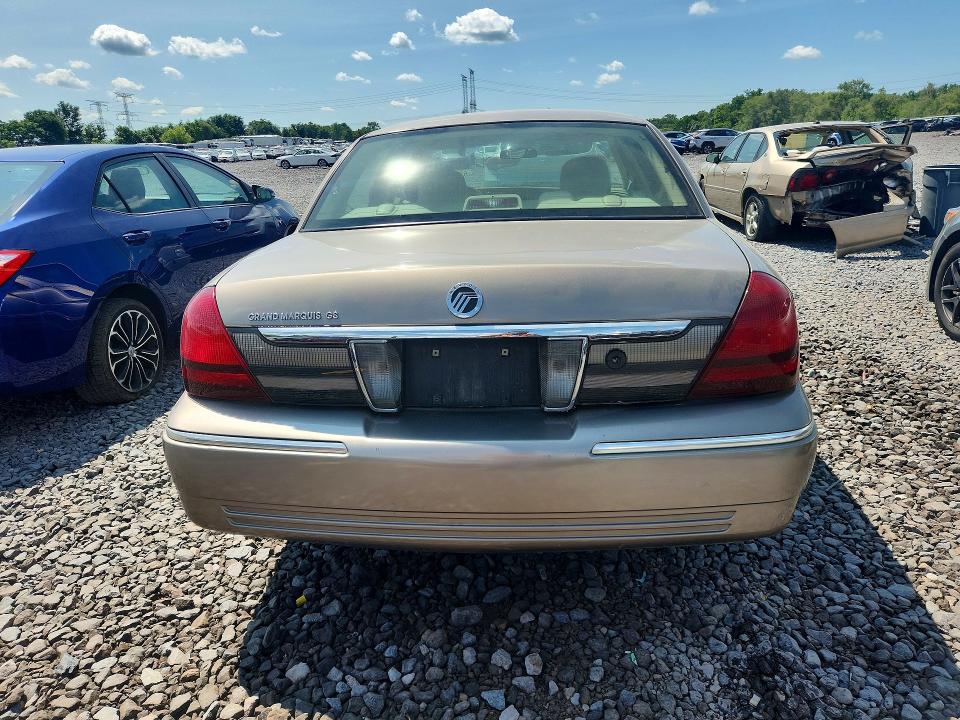 2006 Mercury Grand marquis VIN 2MEFM74V56X652277 COPART salvage auction — MINOR DENT/SCRATCHES, Il - Cert Of Title-Corrected, sold $175 on 2026-07-27 (photo 6)