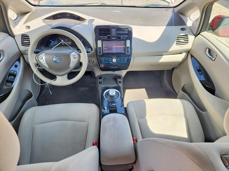 2012 Nissan Leaf VIN JN1AZ0CP6CT018480 COPART salvage auction — FRONT END, UT - CERTIFICATE OF TITLE, sold $175 on 2026-07-31 (photo 8)