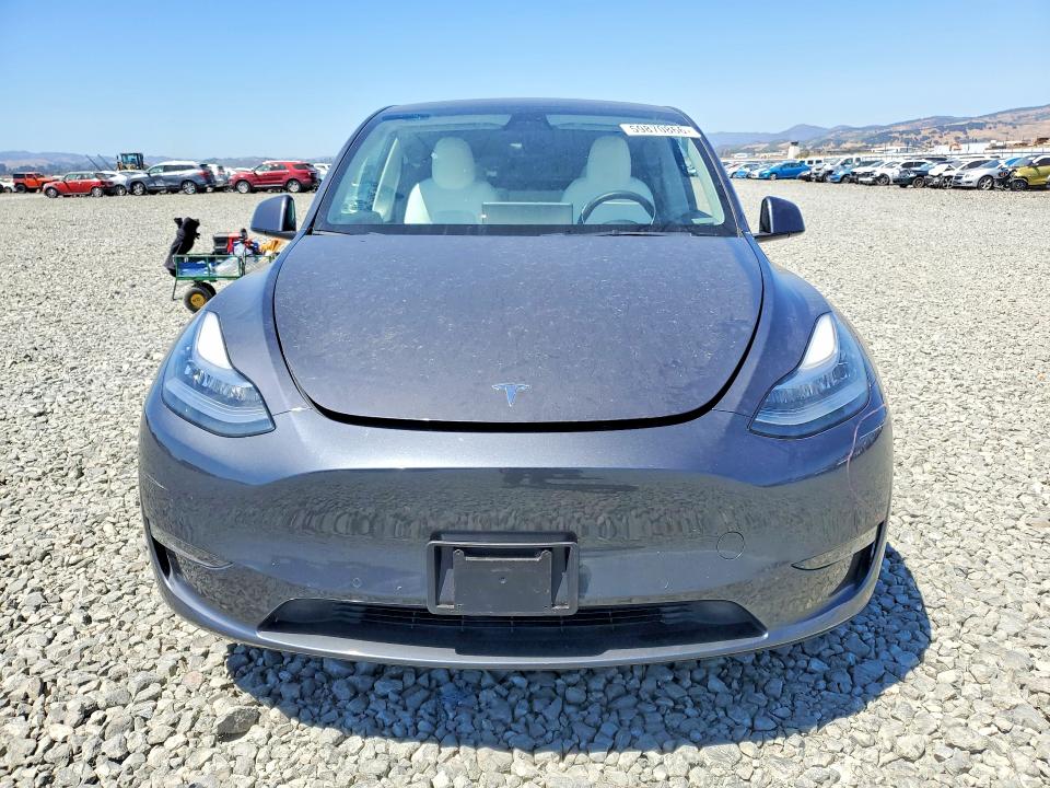 2021 Tesla Model y VIN 5YJYGDEE2MF213243 COPART salvage auction — REAR END, Ca - Salvage Certificate, sold $13,100 on 2026-07-16 (photo 5)