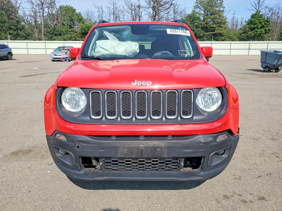 2018 Jeep Renegade VIN ZACCJBBB0JPG84094 COPART salvage auction — FRONT END, Ny - Mv-907A Salvage Certificate, sold $1,600 on 2026-08-10 (photo 5)