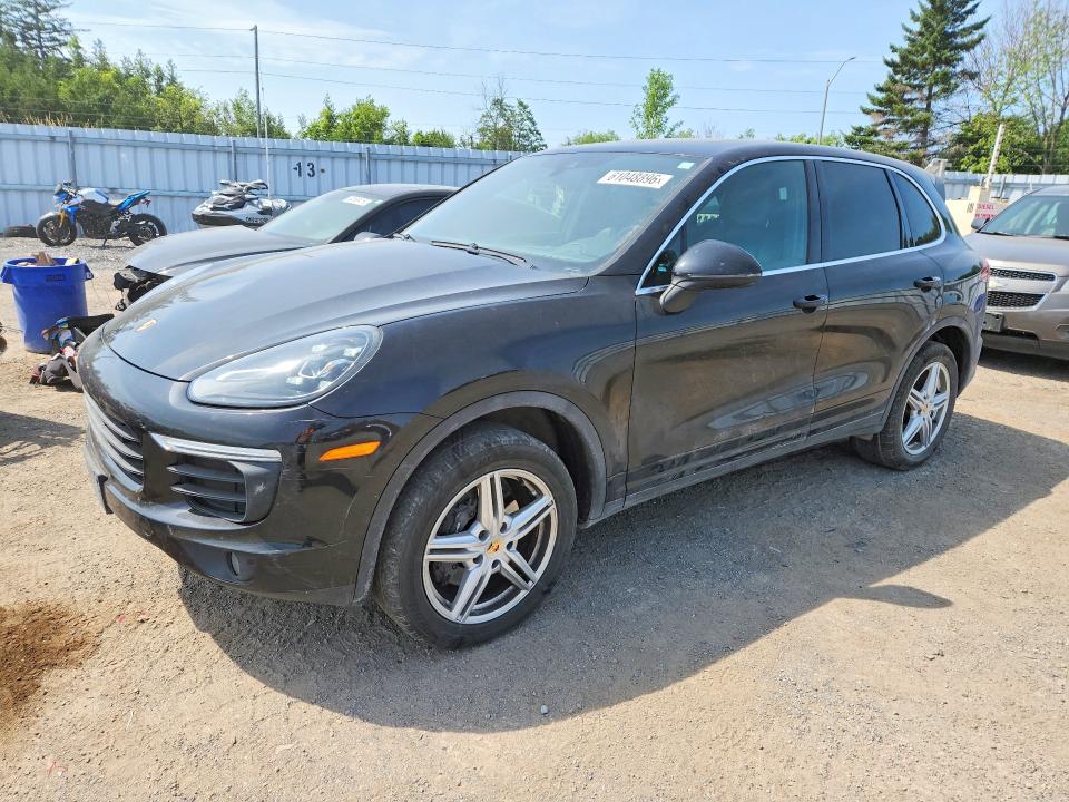 2017 Porsche Cayenne VIN WP1AA2A27HKA88556 COPART salvage auction — MECHANICAL, ON - PERMIT NO BRAND - UNFIT, sold $4,750 on 2026-08-04 (photo 1)