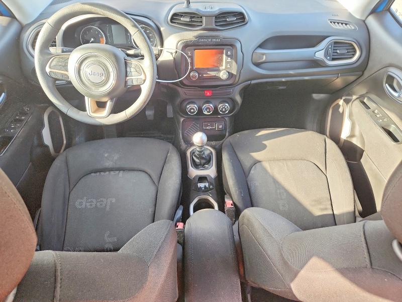 2015 Jeep Renegade VIN ZACCJAAH0FPC10394 COPART salvage auction — MECHANICAL, Tx - Certificate Of Title (P), sold $1,200 on 2026-07-30 (photo 8)