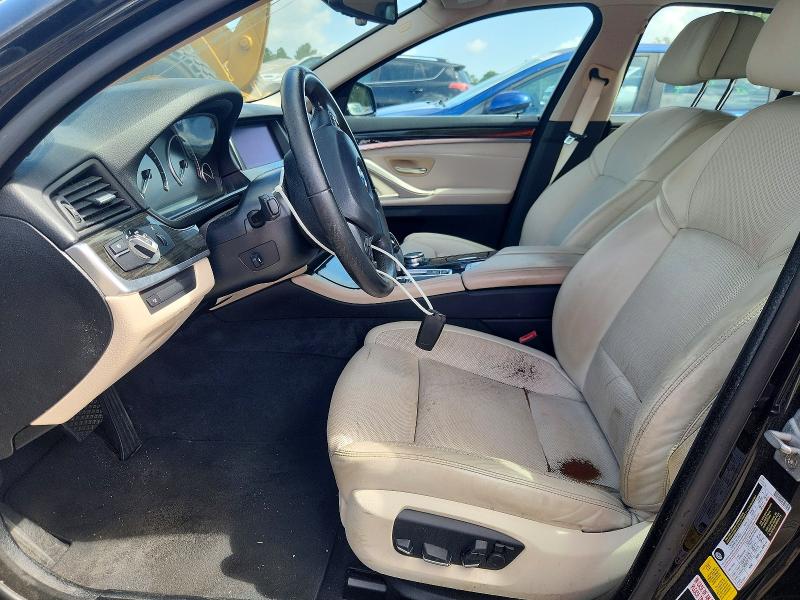 2015 BMW 5er VIN WBA5B1C50FG126496 COPART salvage auction — WATER/FLOOD, AL - CERT OF TITLE-FLOOD SALVAGE, sold $950 on 2026-08-17 (photo 7)