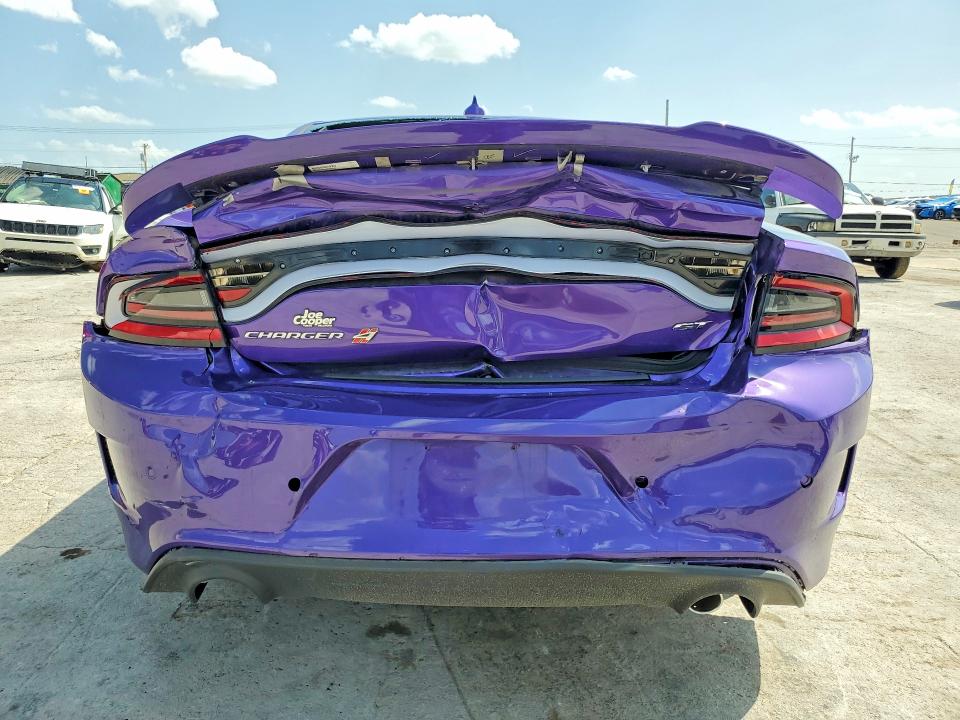 2023 Dodge Charger VIN 2C3CDXMG1PH625342 COPART salvage auction — REAR END, Ok - Cert Of Title-Salvage, sold $11,900 on 2026-08-25 (photo 6)