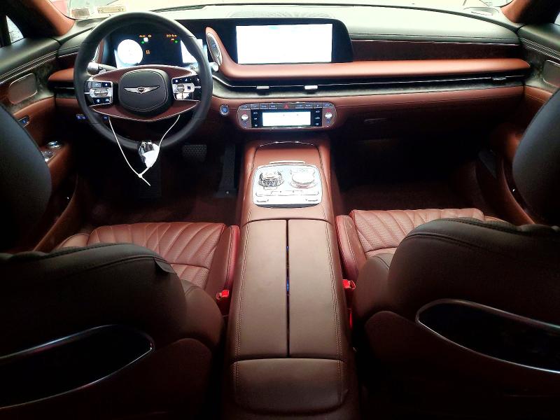 2024 Genesis G90 VIN KMTFC4SDXRU037833 COPART salvage auction — FRONT END, NY - AFFIRMATION OF REPOSSESSION, sold $24,750 on 2026-08-11 (photo 8)