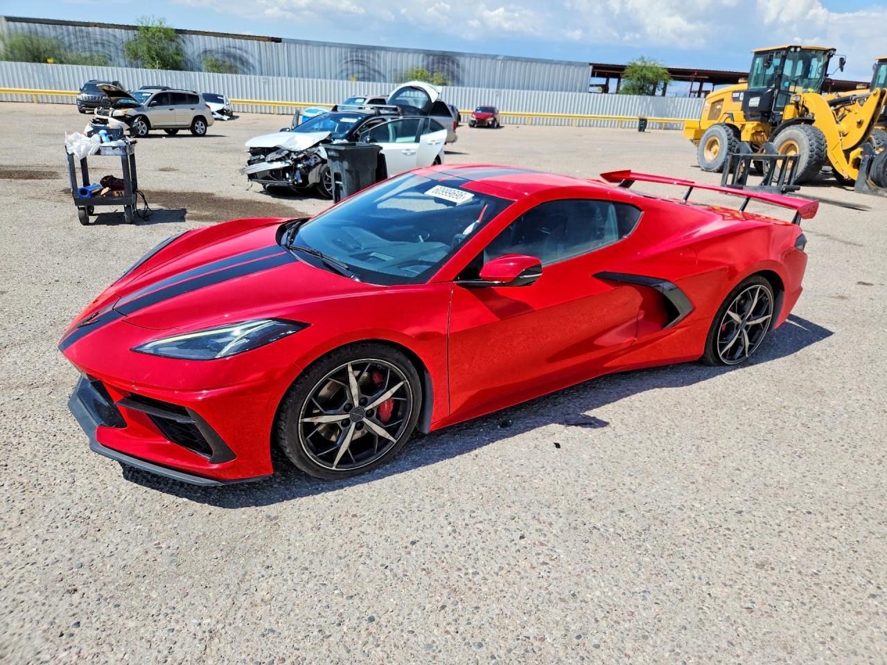 2020 Chevrolet Corvette Stingray VIN 1G1Y72D40L5104611 — COPART salvage auction photo