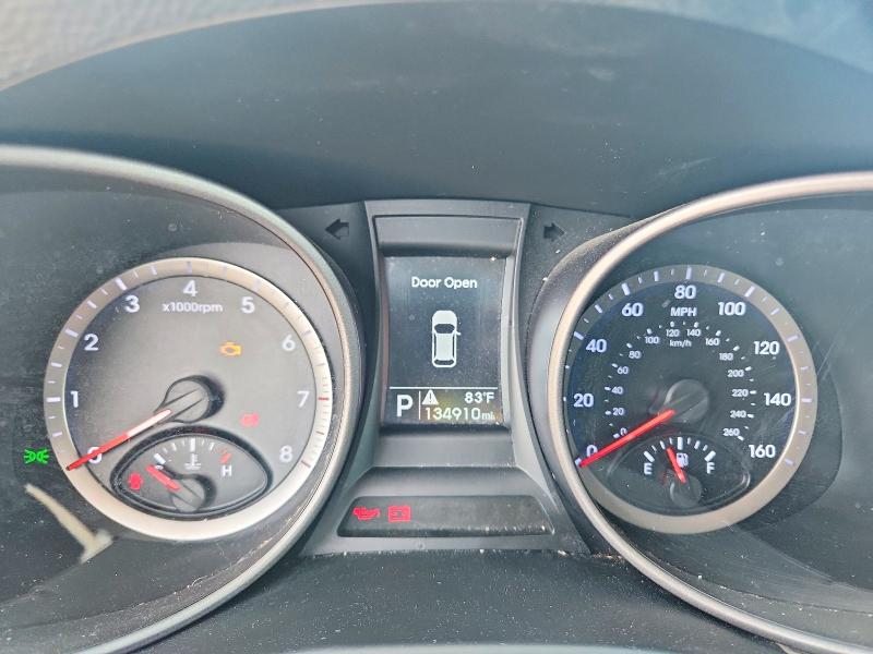 2014 Hyundai Santa fe VIN 5XYZU3LB8EG189301 COPART salvage auction — MECHANICAL, FL - CERTIFICATE OF TITLE, sold $1,800 on 2026-07-20 (photo 9)