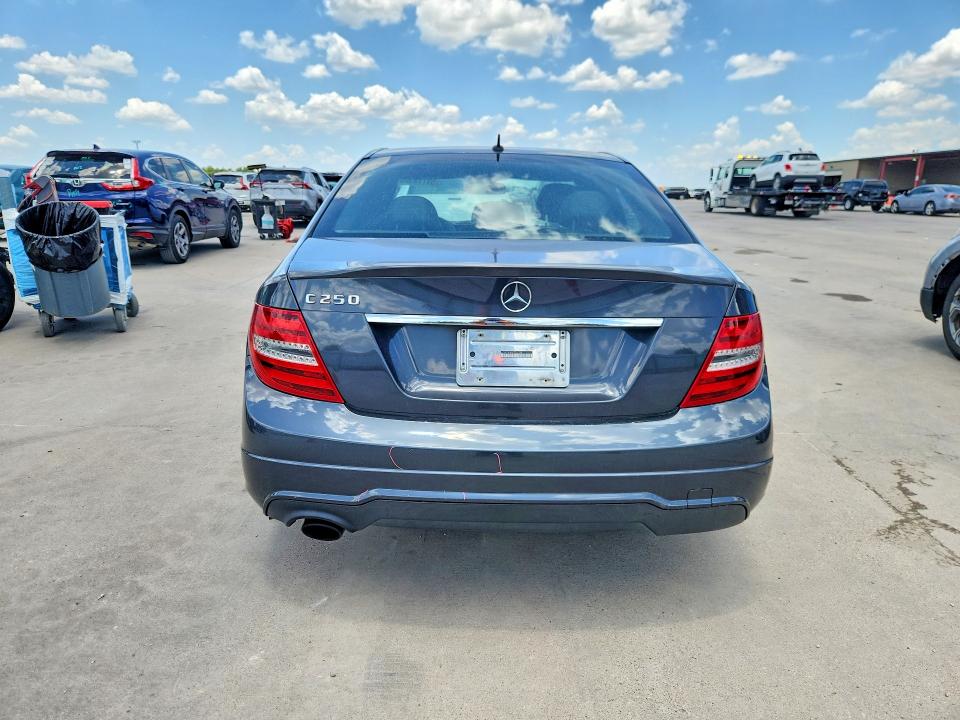 2013 Mercedes-benz C-klasse VIN WDDGF4HB6DR266348 COPART salvage auction — FRONT END, TX - SALVAGE VEHICLE TITLE (P), sold $550 on 2026-07-16 (photo 6)