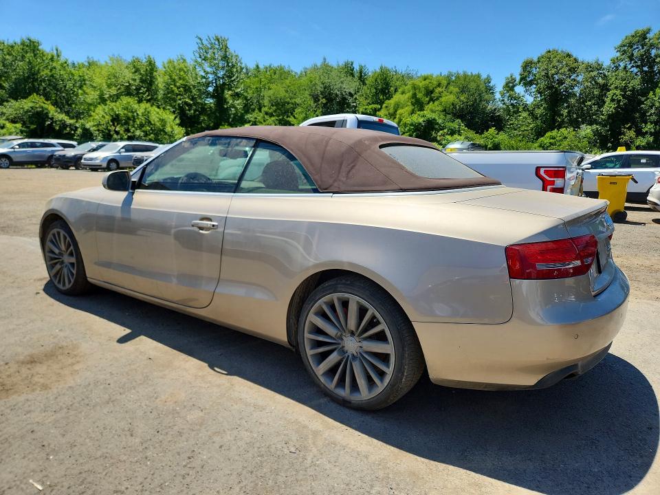 2011 Audi A5 VIN WAULFAFH7BN010722 COPART salvage auction — MINOR DENT/SCRATCHES, VT - CERT OF TITLE-REBUILT VEHICLE, sold $475 on 2026-07-23 (photo 2)