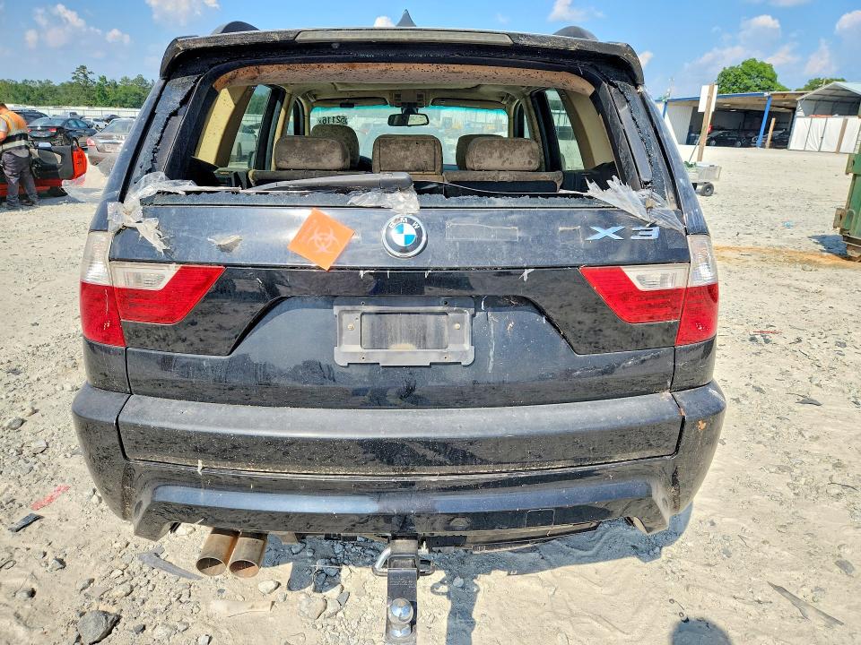 2007 BMW X3 VIN WBXPC934X7WF20891 COPART salvage auction — REAR END, GA - CERTIFICATE OF TITLE, sold $425 on 2026-07-13 (photo 6)