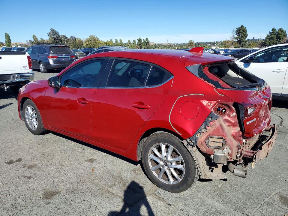 2015 Mazda 3 VIN 3MZBM1L75FM151723 COPART salvage auction — REAR END, Salvage Title, sold $1,650 on 2026-07-10 (photo 2)